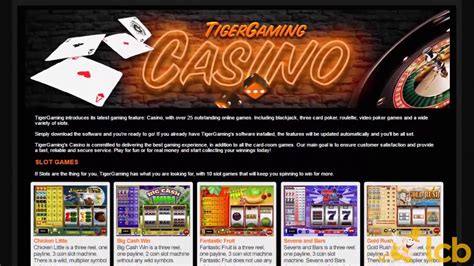 Tigergaming casino aplicação